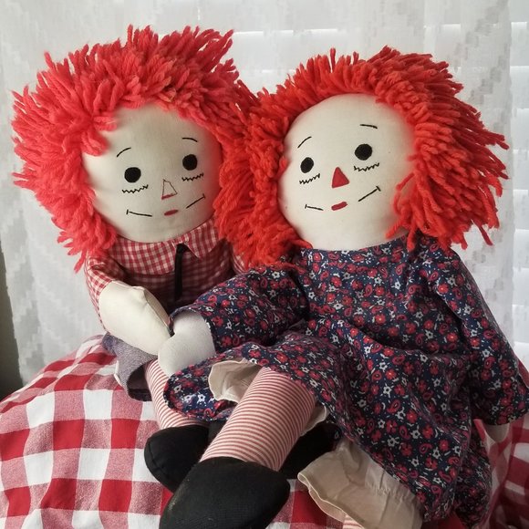 Raggedy Ann & Andy Dolls - Picture 1 of 3